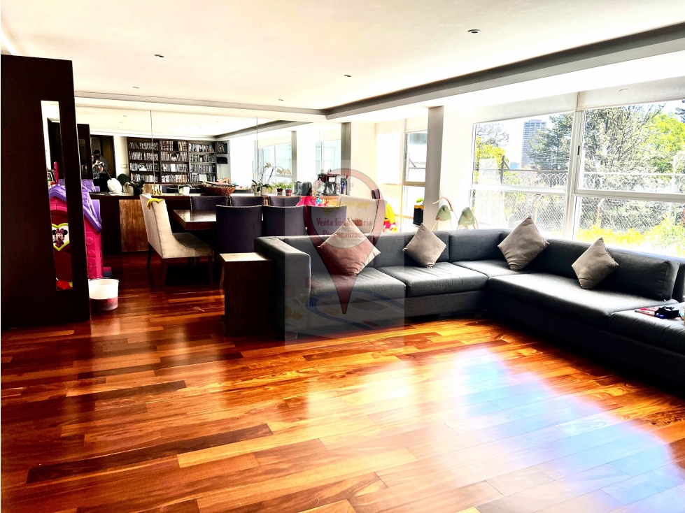 RENTA DEPARTAMENTO AMUEBLADO REMODELADO LOMAS DE CHAPULTEPEC 3 REC