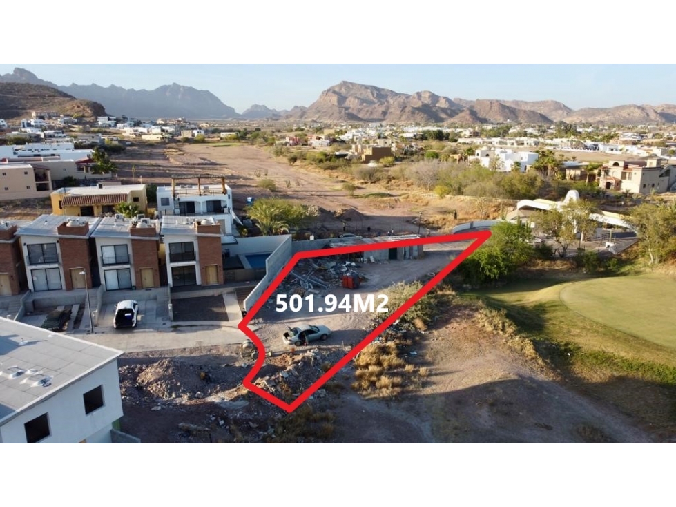 Lote Residencial de 500 m2 en Villas de Solimar San Carlos Sonora