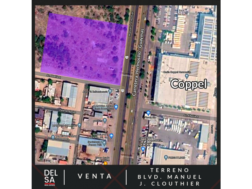 Terreno comercial en venta Blvd. Manuel J. Clouthier